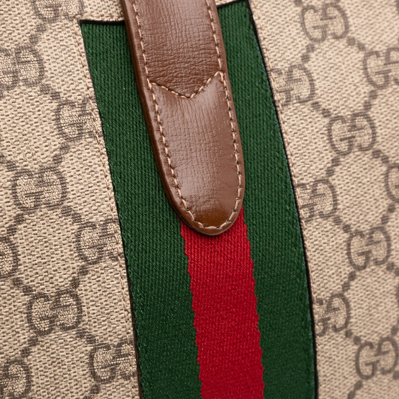 Gucci Small GG Supreme Jackie 1961 Crossbody Bruin
