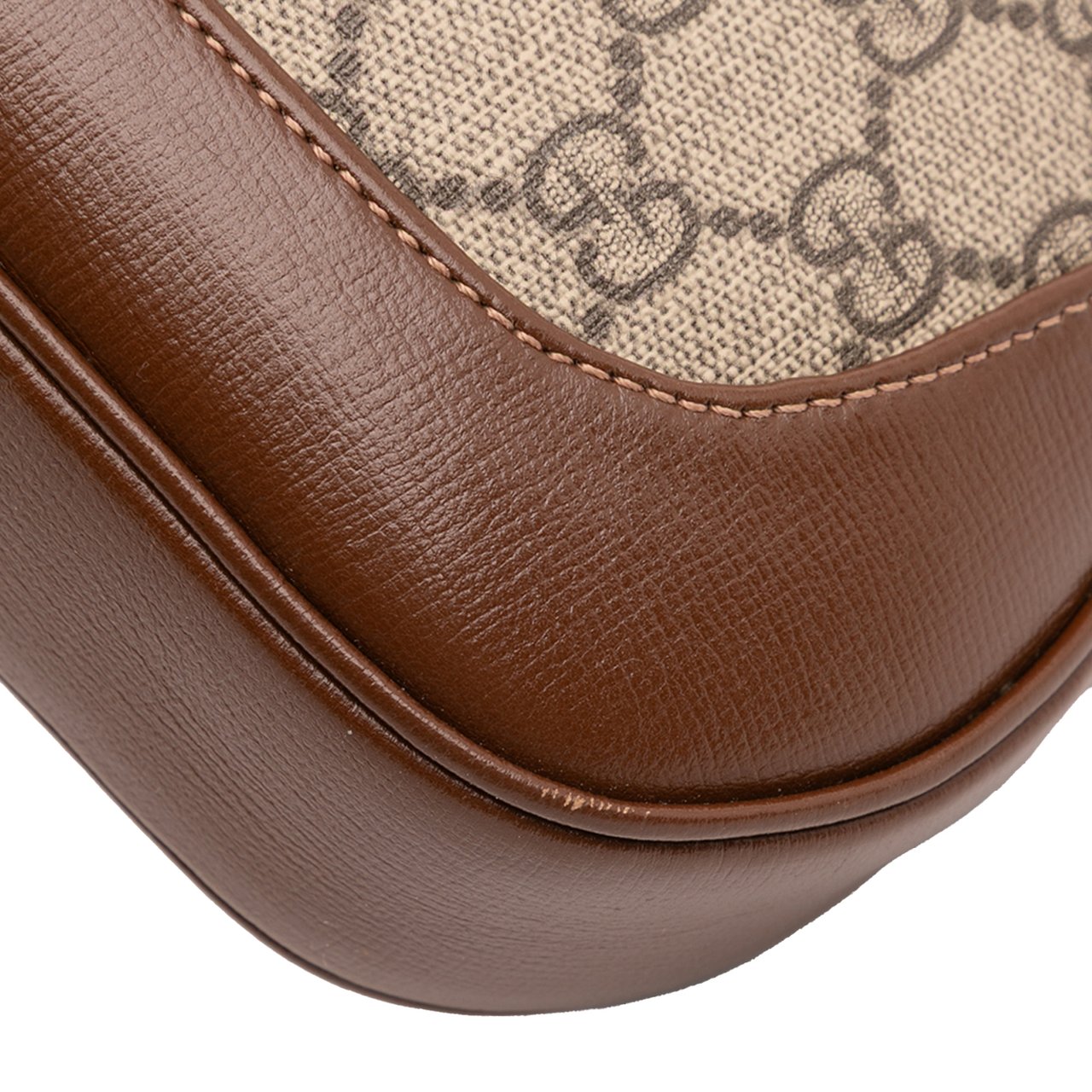 Gucci Small GG Supreme Jackie 1961 Crossbody Bruin