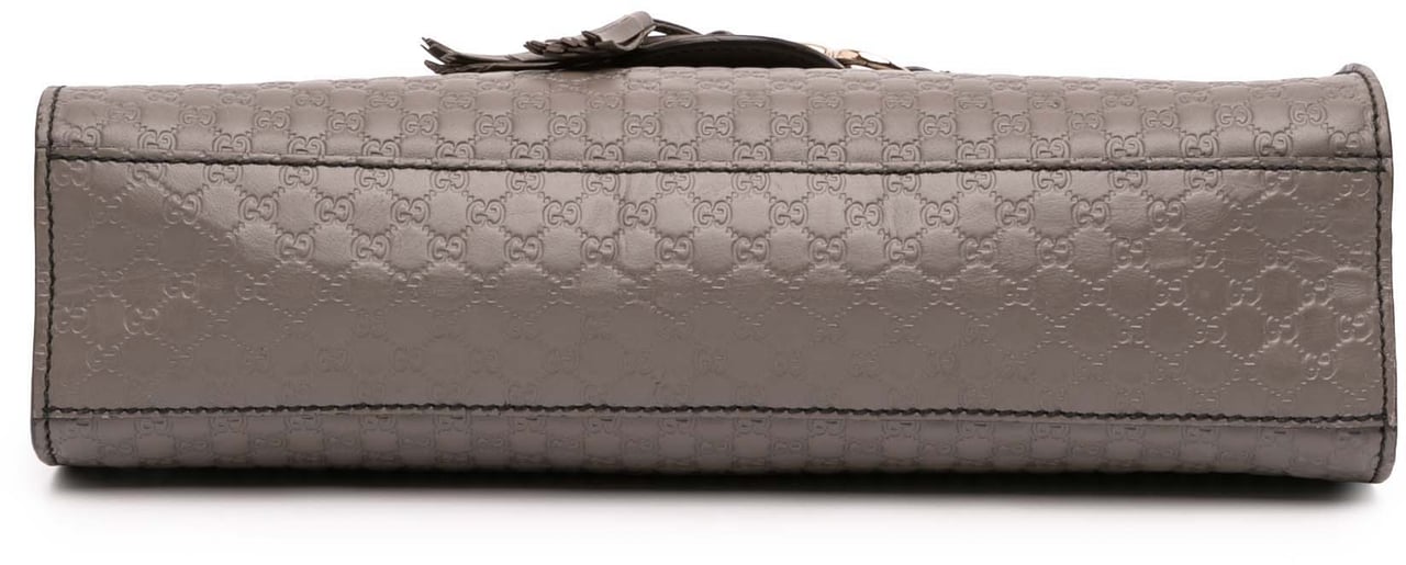 Gucci Medium Microguccissima Emily Shoulder Bag Grijs