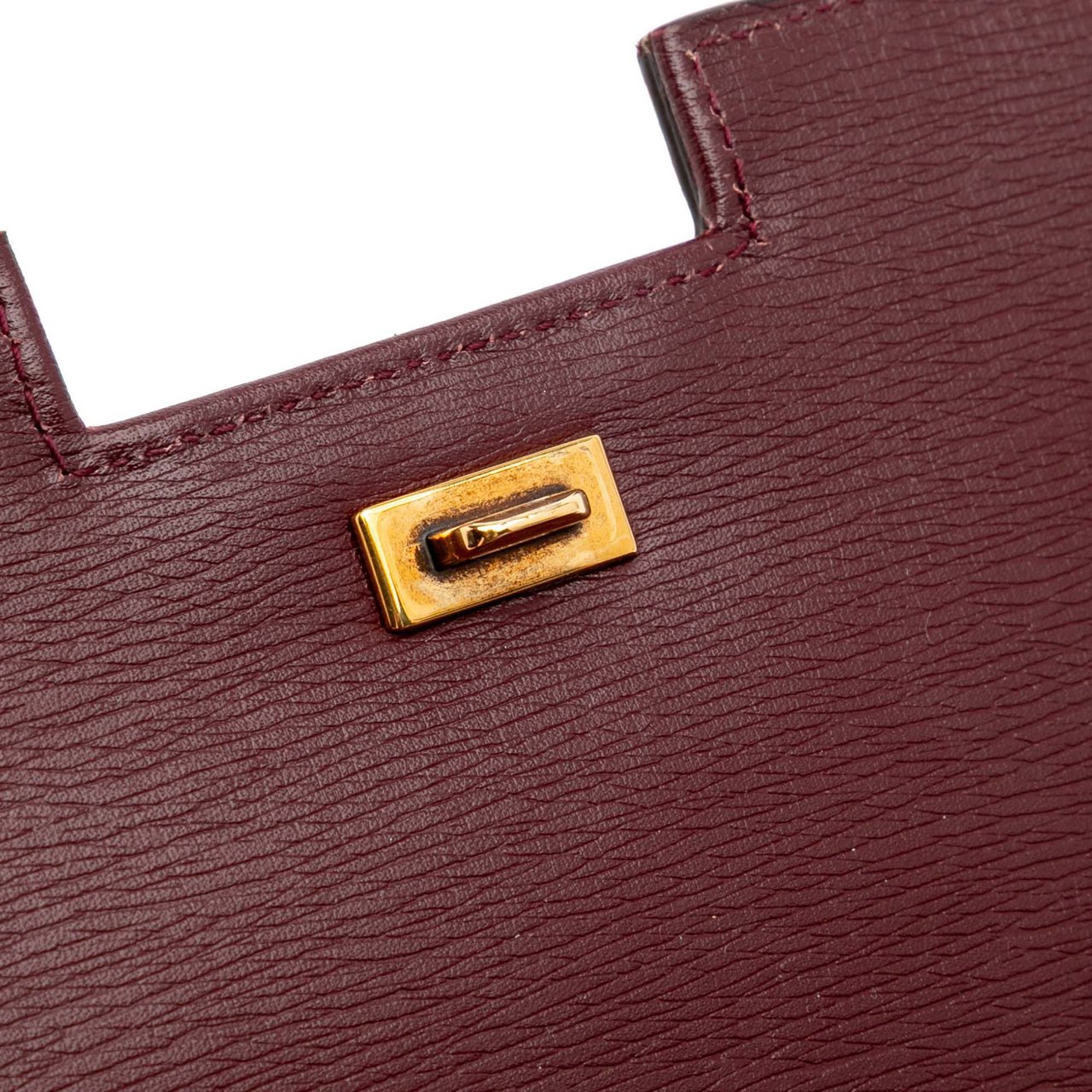 Gucci Leather Heartbeat Clutch Rood