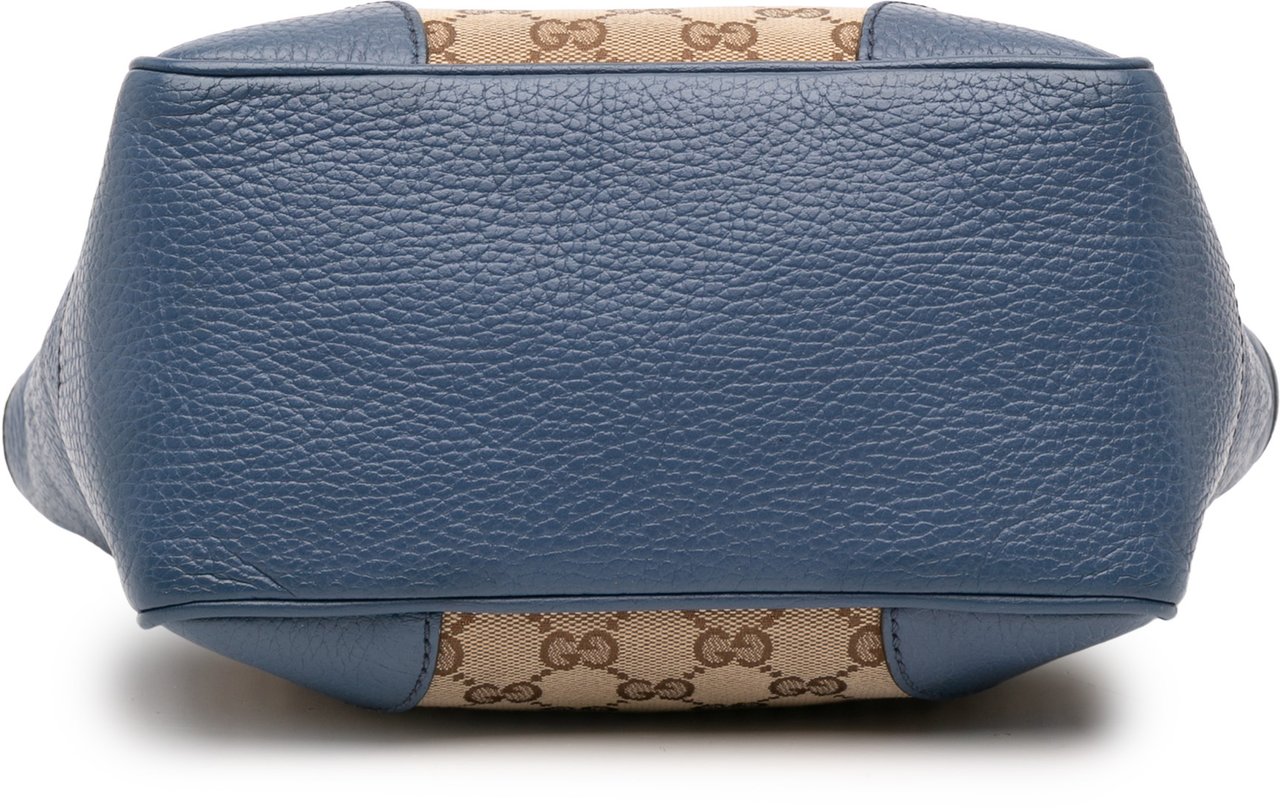 Gucci Small GG Canvas Bree Satchel Bruin