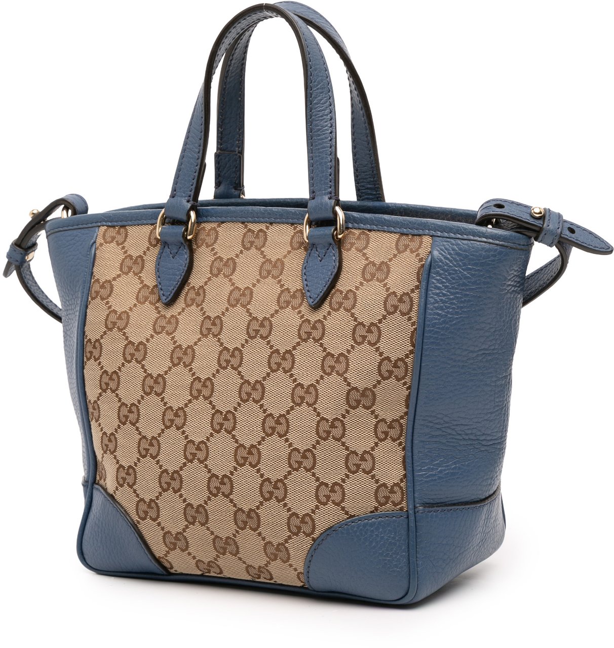 Gucci Small GG Canvas Bree Satchel Bruin