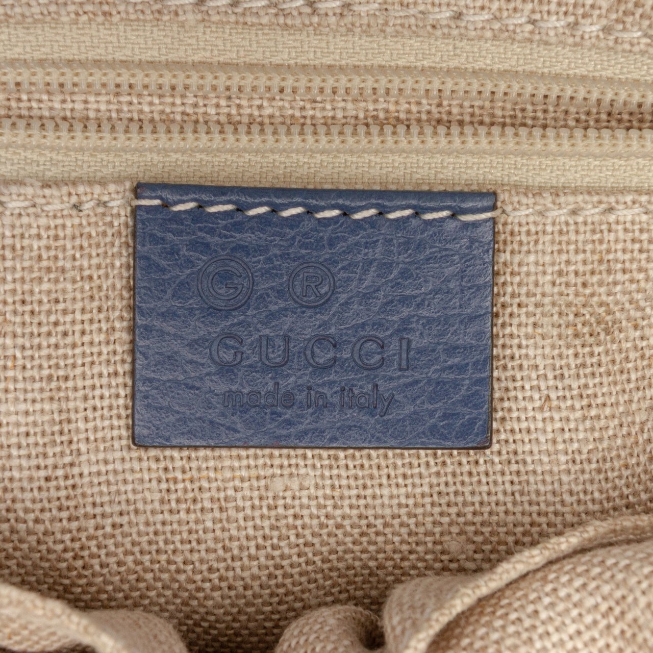 Gucci Small GG Canvas Bree Satchel Bruin