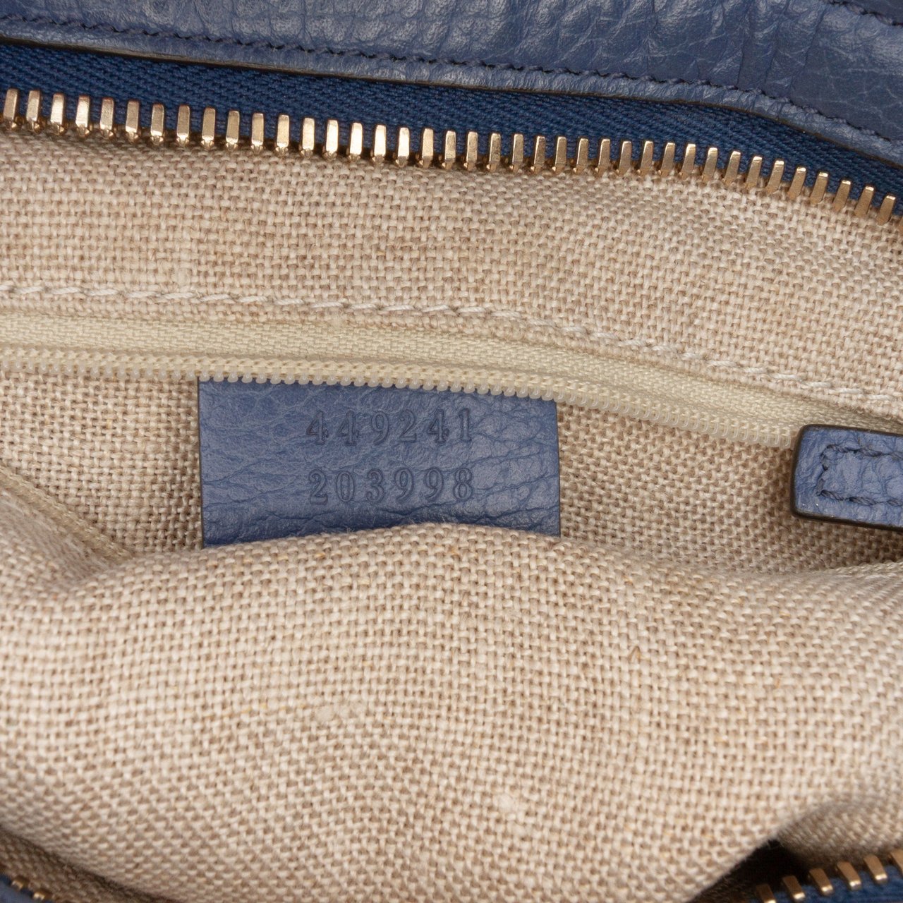Gucci Small GG Canvas Bree Satchel Bruin