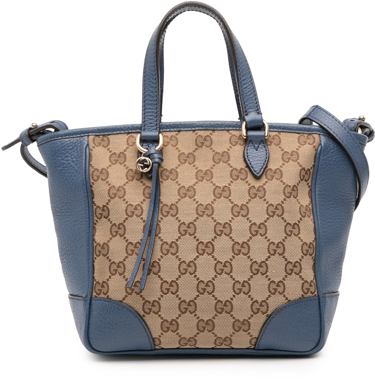 Gucci Small GG Canvas Bree Satchel Bruin