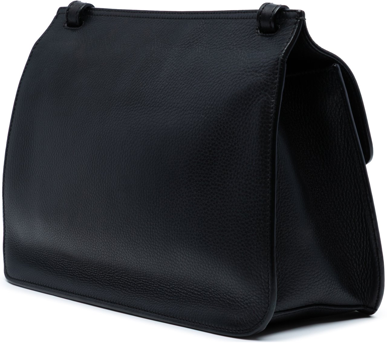 Gucci Medium Leather Bamboo Daily Crossbody Zwart