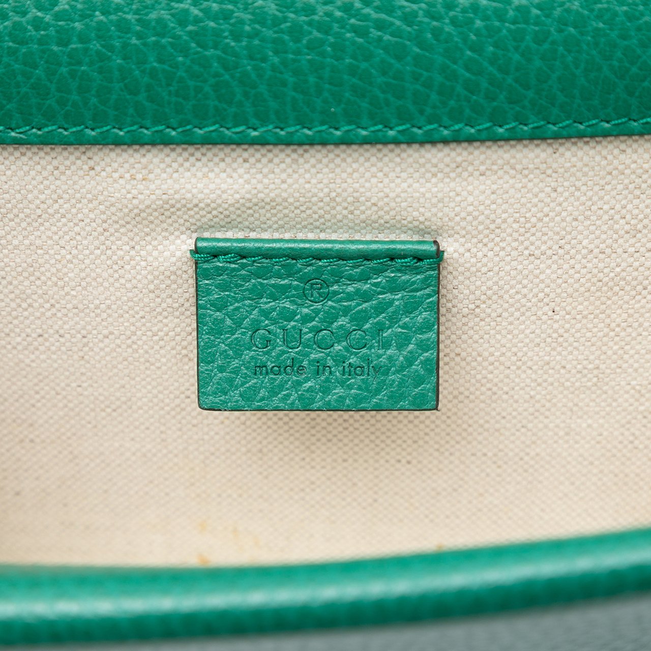 Gucci Small Leather Dionysus Crossbody Groen
