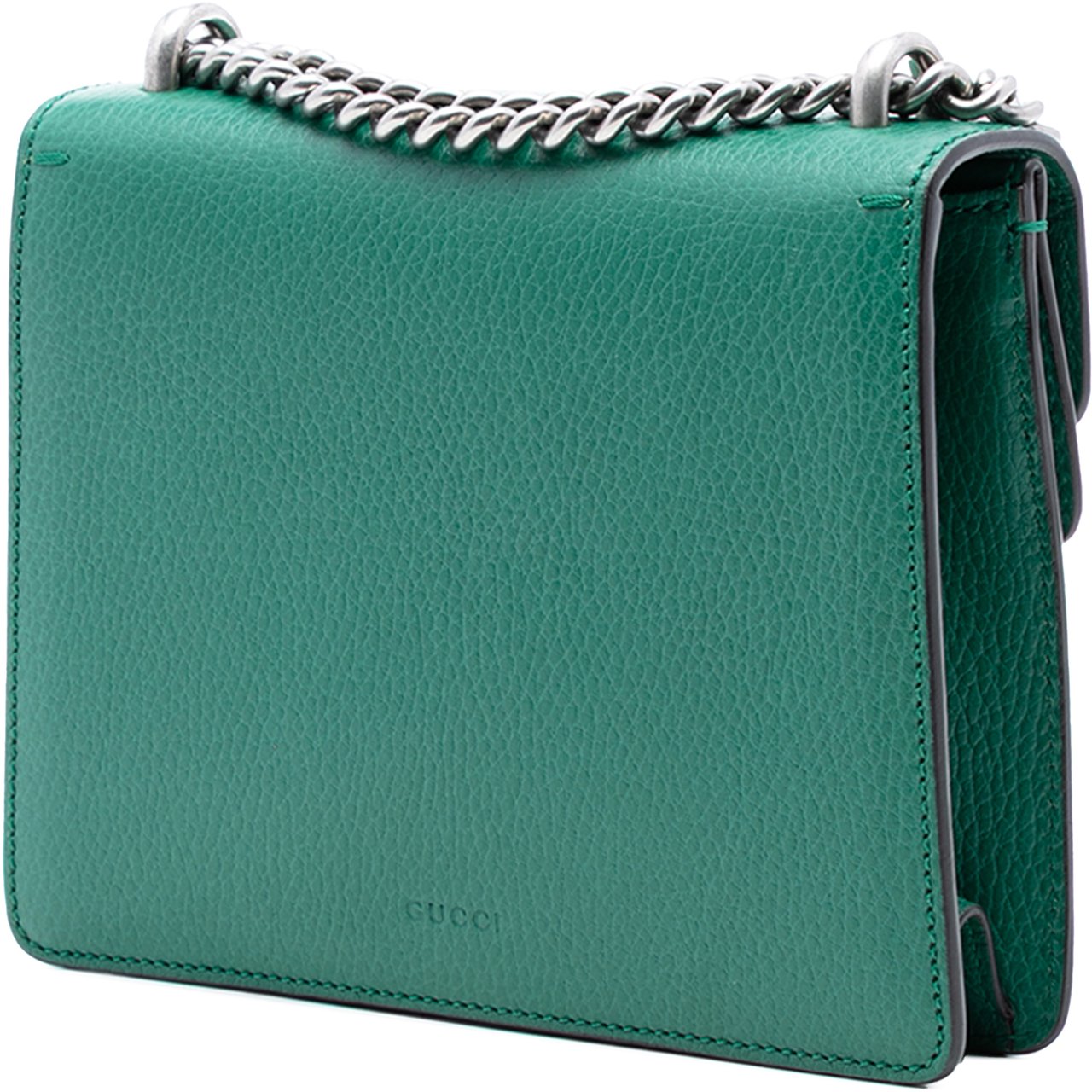 Gucci Small Leather Dionysus Crossbody Groen