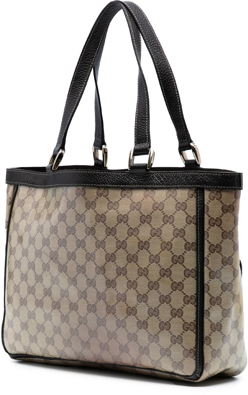 Gucci GG Crystal Abbey D Ring Tote Bruin