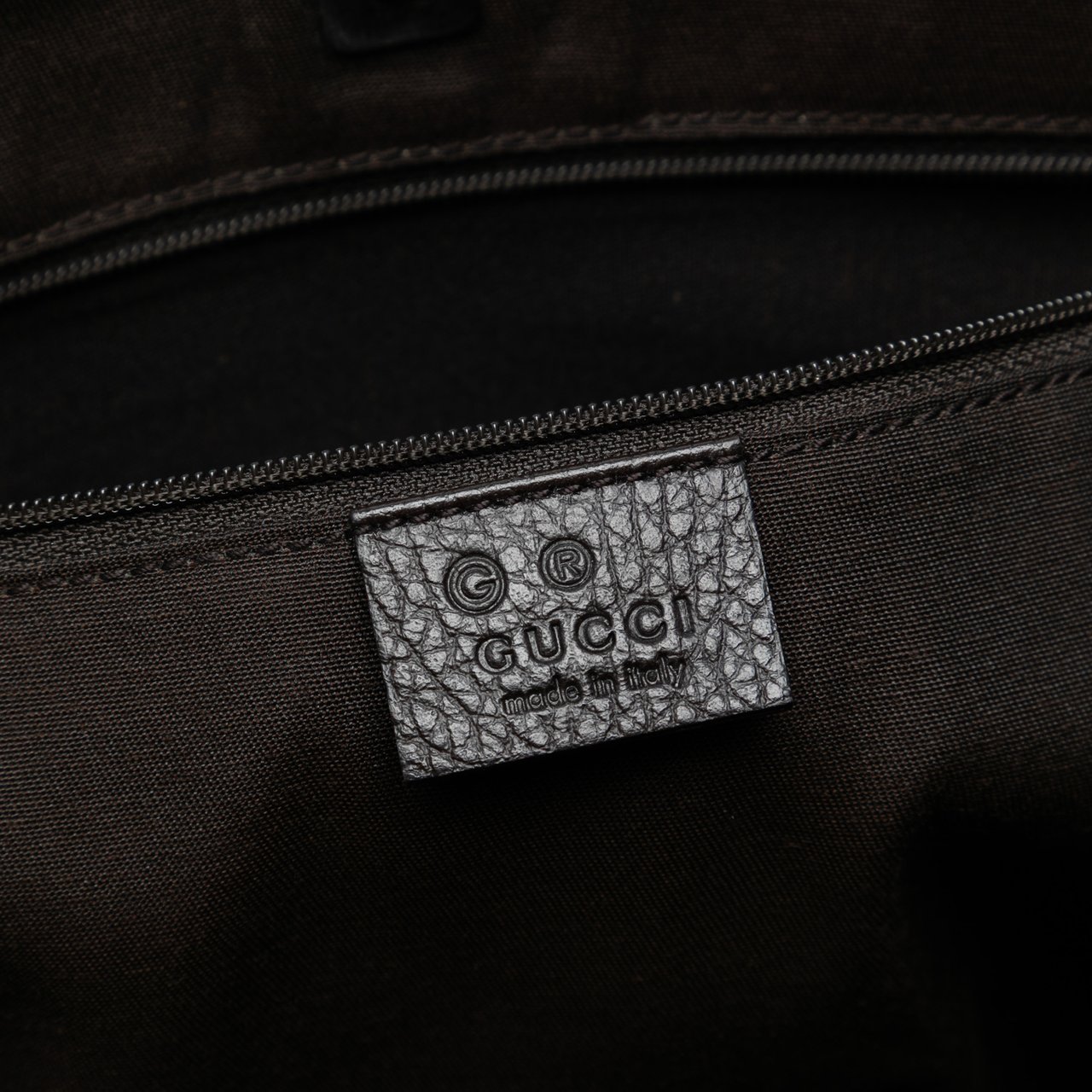 Gucci GG Crystal Abbey D Ring Tote Bruin