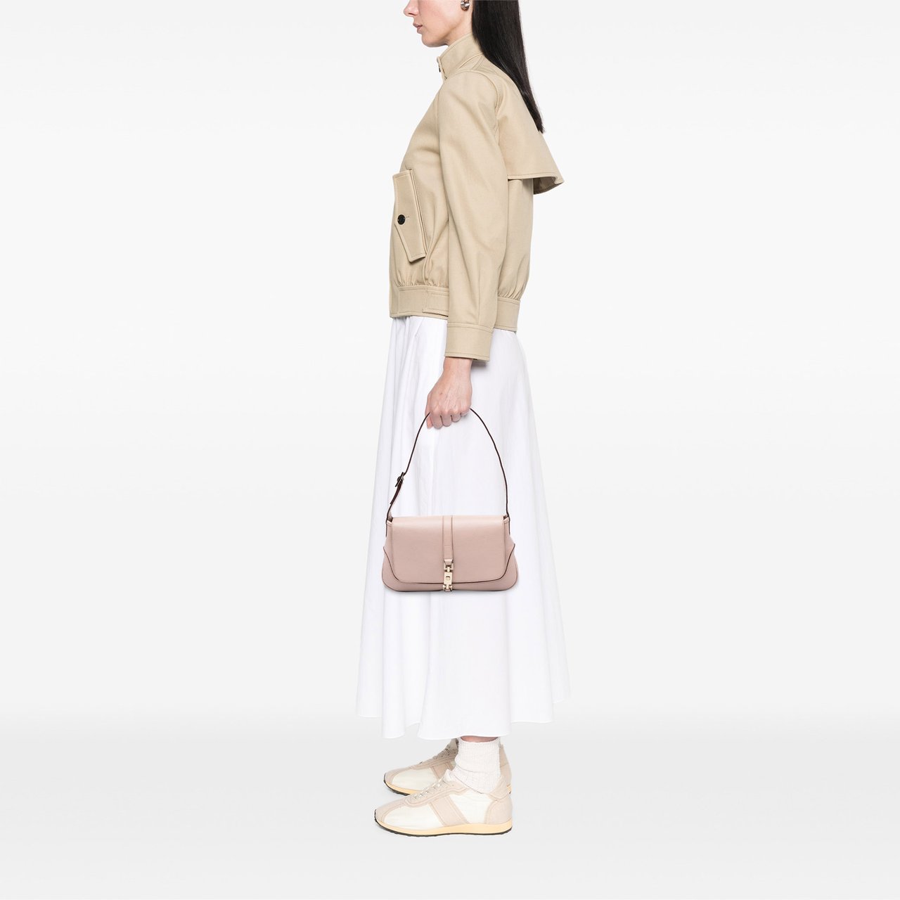 Gucci Calfskin Jackie O Flap Roze