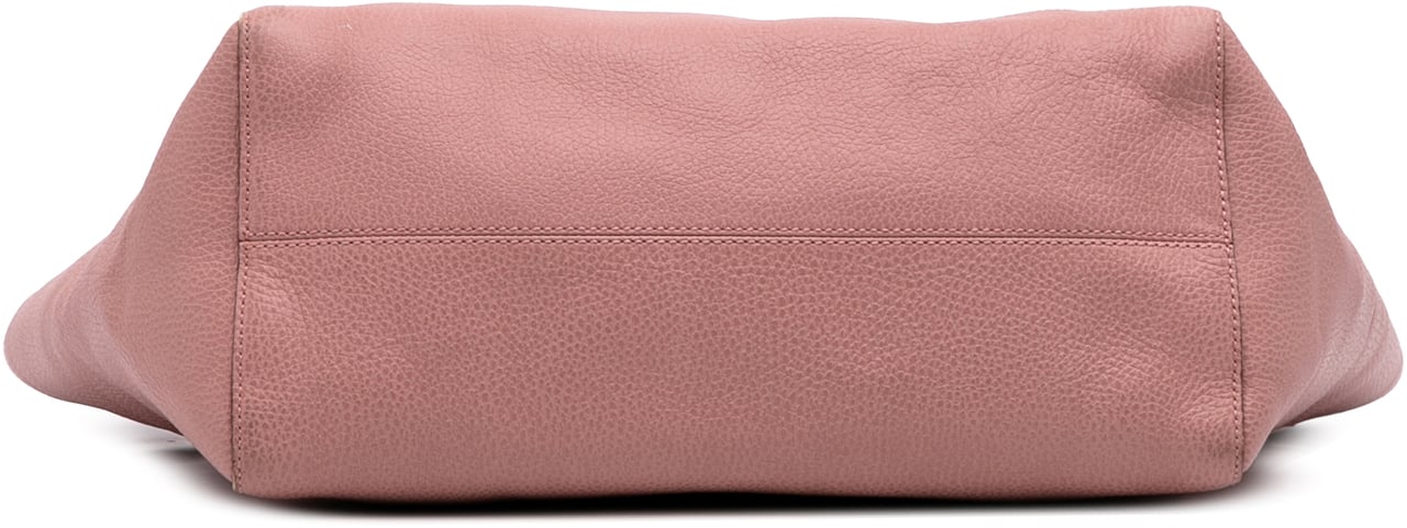 Gucci Medium Leather Swing Tote Roze