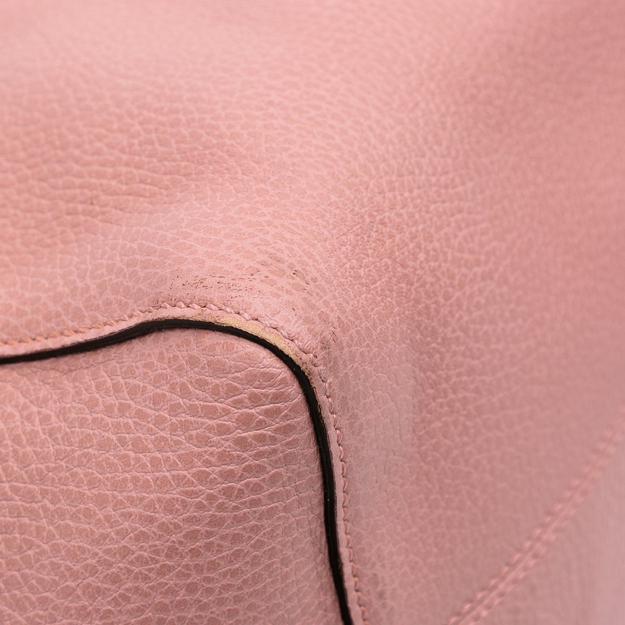 Gucci Medium Leather Swing Tote Roze