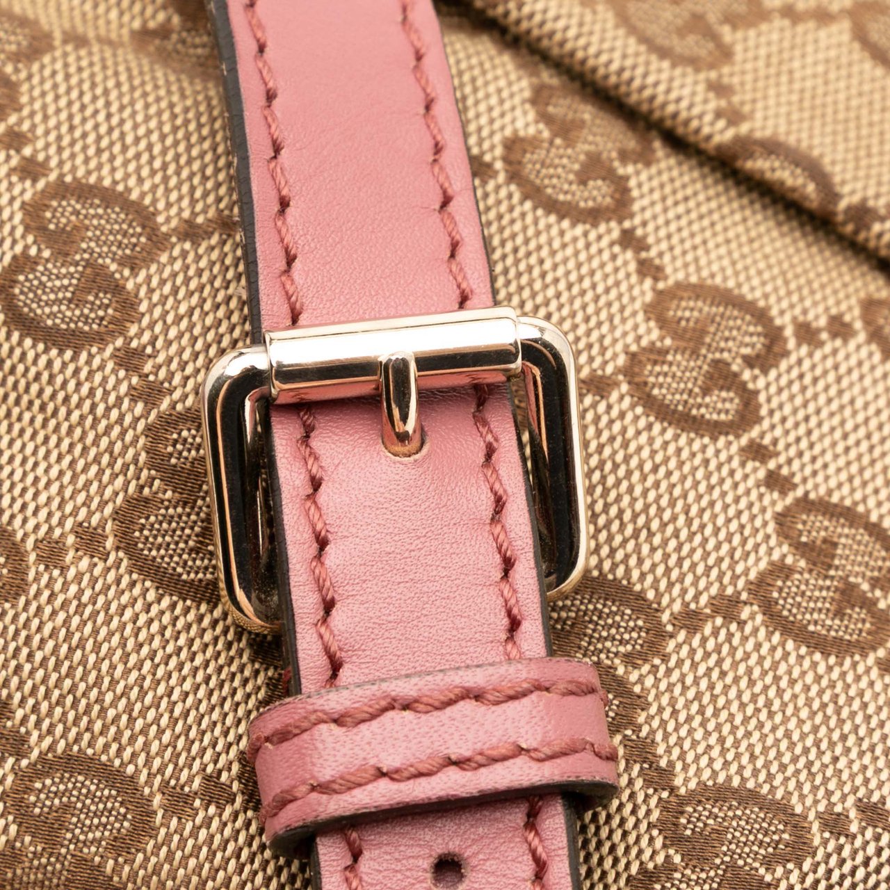 Gucci GG Canvas Sukey Satchel Bruin