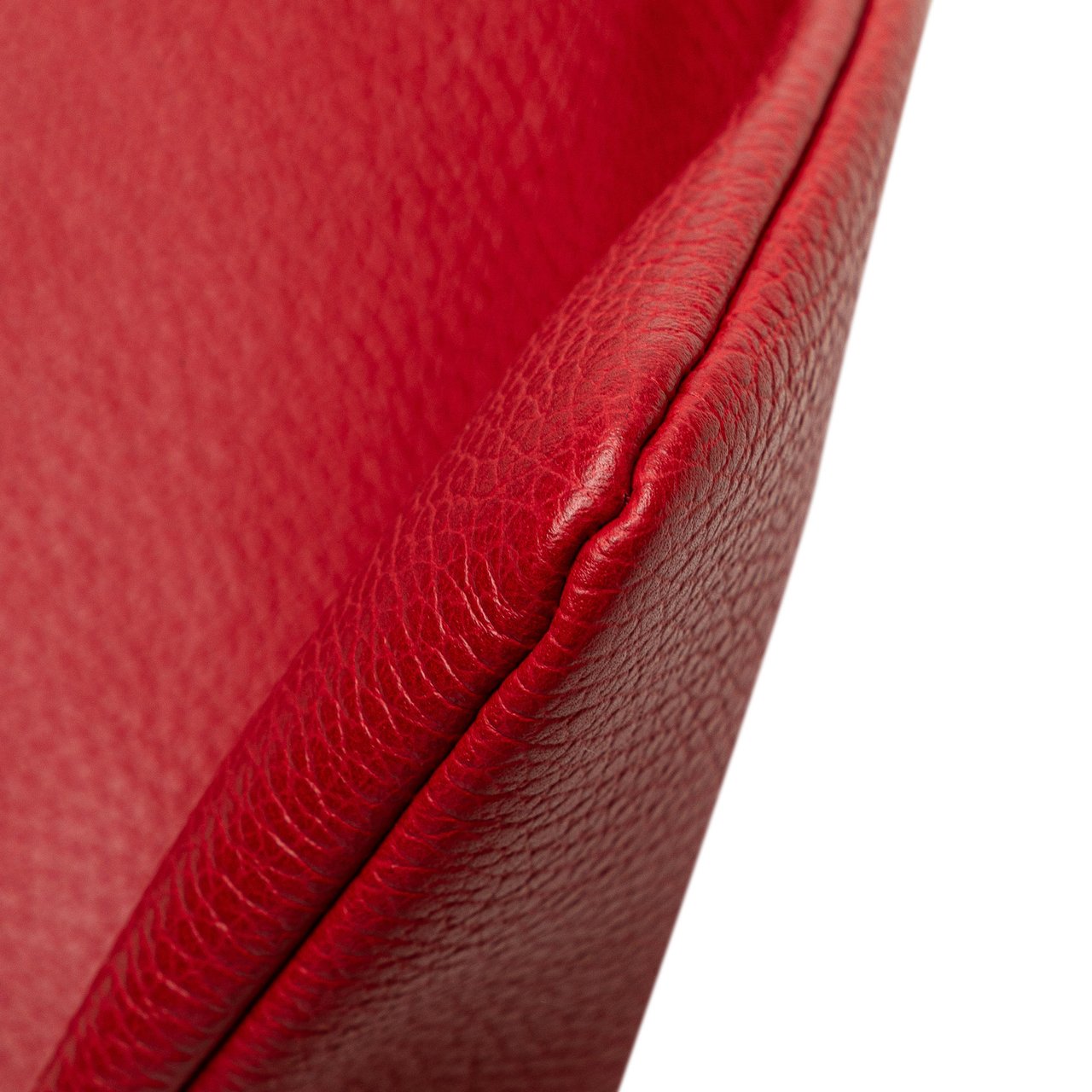 Gucci Calfskin Bamboo Tassel Clutch Rood