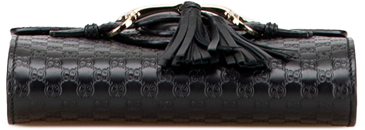 Gucci Mini Microguccissima Emily Crossbody Zwart