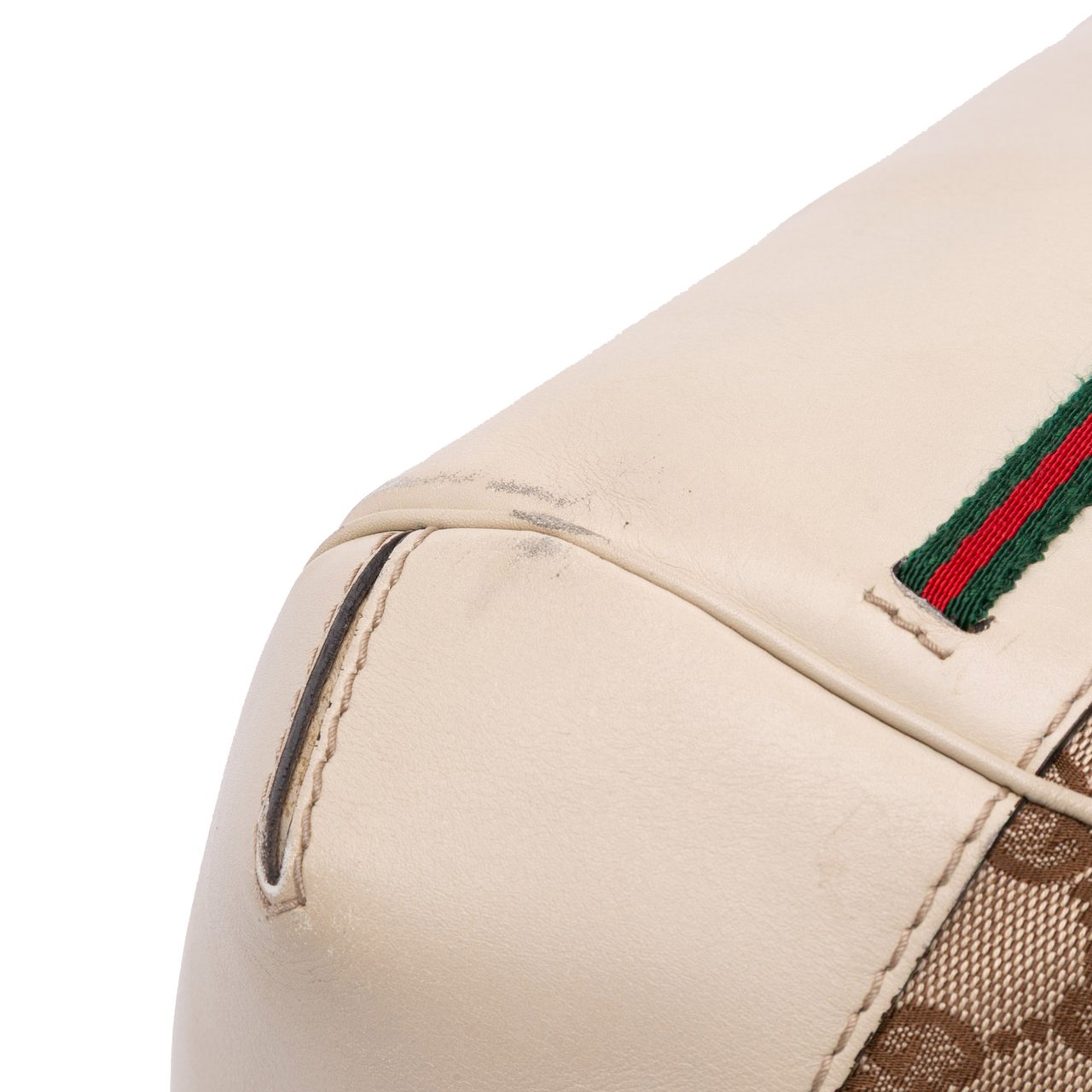 Gucci GG Canvas Web Mayfair Satchel Bruin
