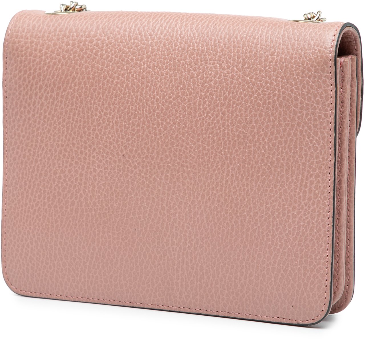 Gucci Small Dollar Calfskin Interlocking G Crossbody Roze