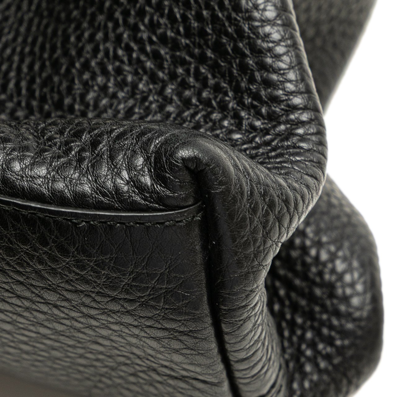 Gucci Medium Leather Soho Chain Tote Zwart