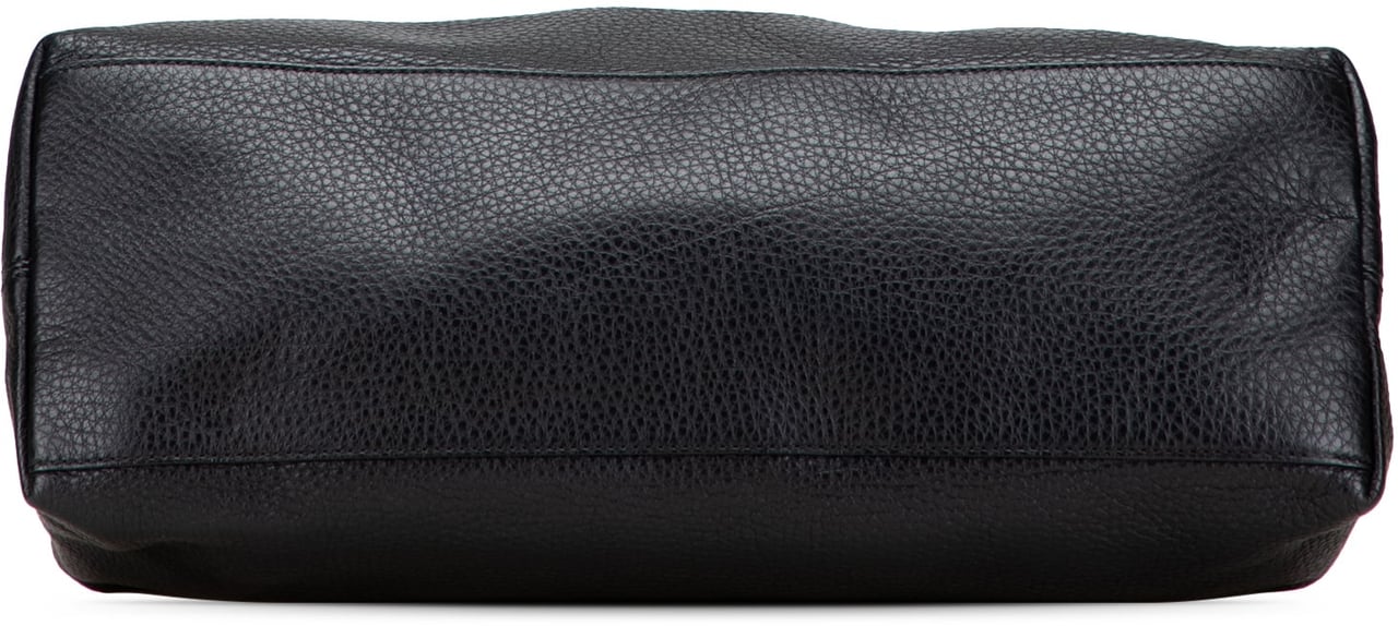 Gucci Medium Leather Soho Chain Tote Zwart