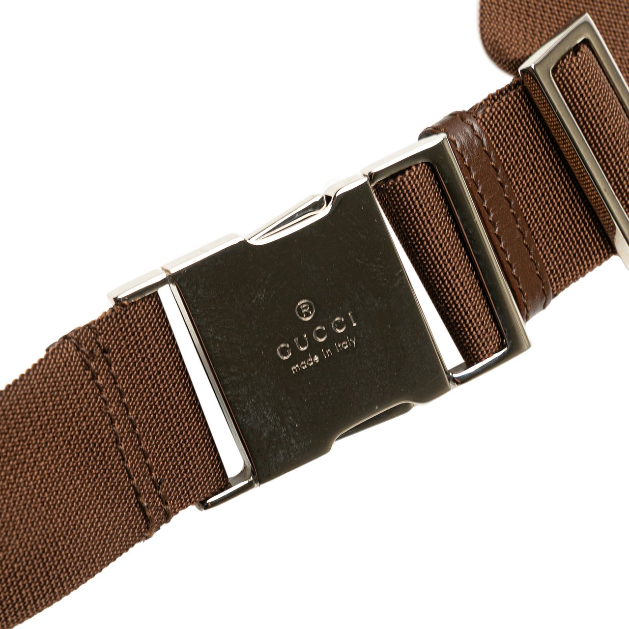 Gucci GG Canvas Jackie Belt Bag Bruin