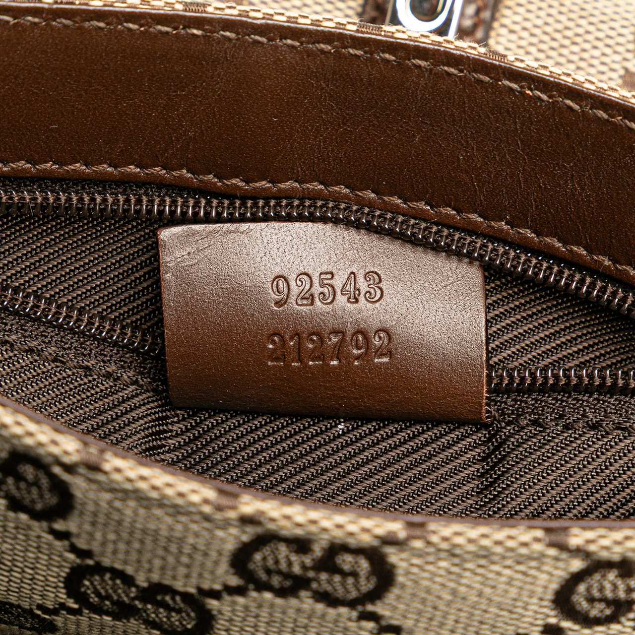 Gucci GG Canvas Jackie Belt Bag Bruin