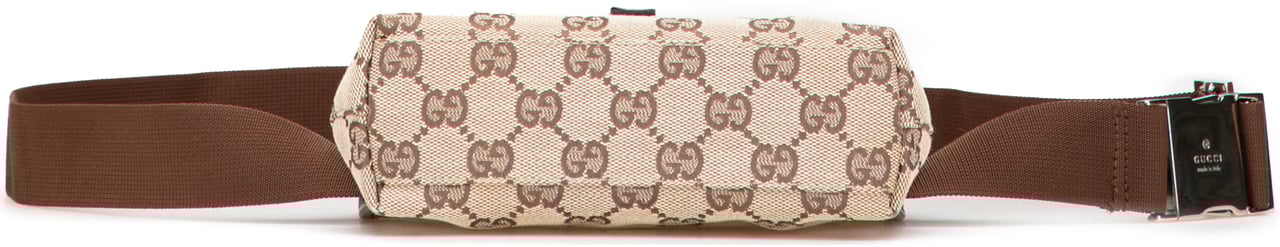 Gucci GG Canvas Jackie Belt Bag Bruin