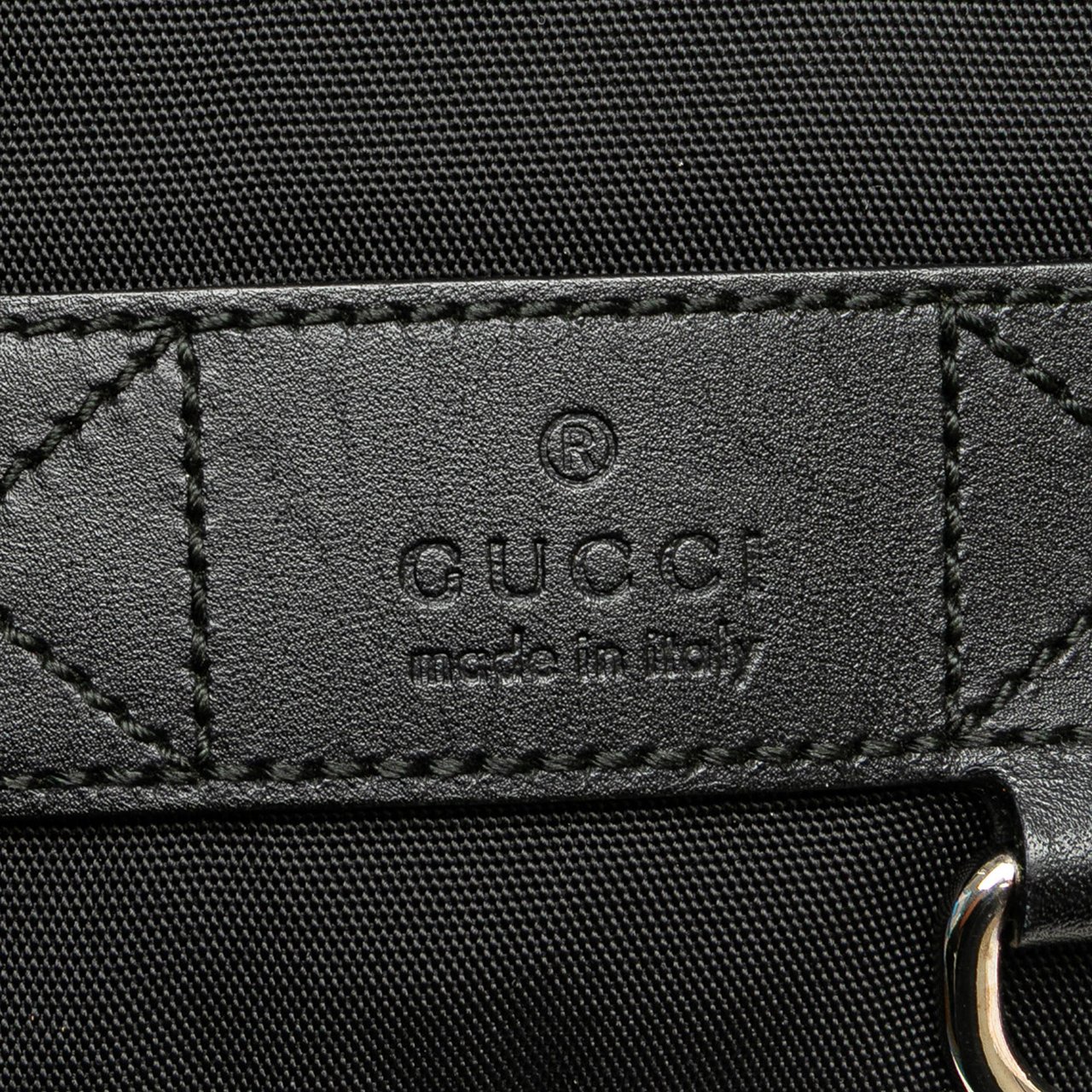 Gucci Nylon Belt Bag Zwart