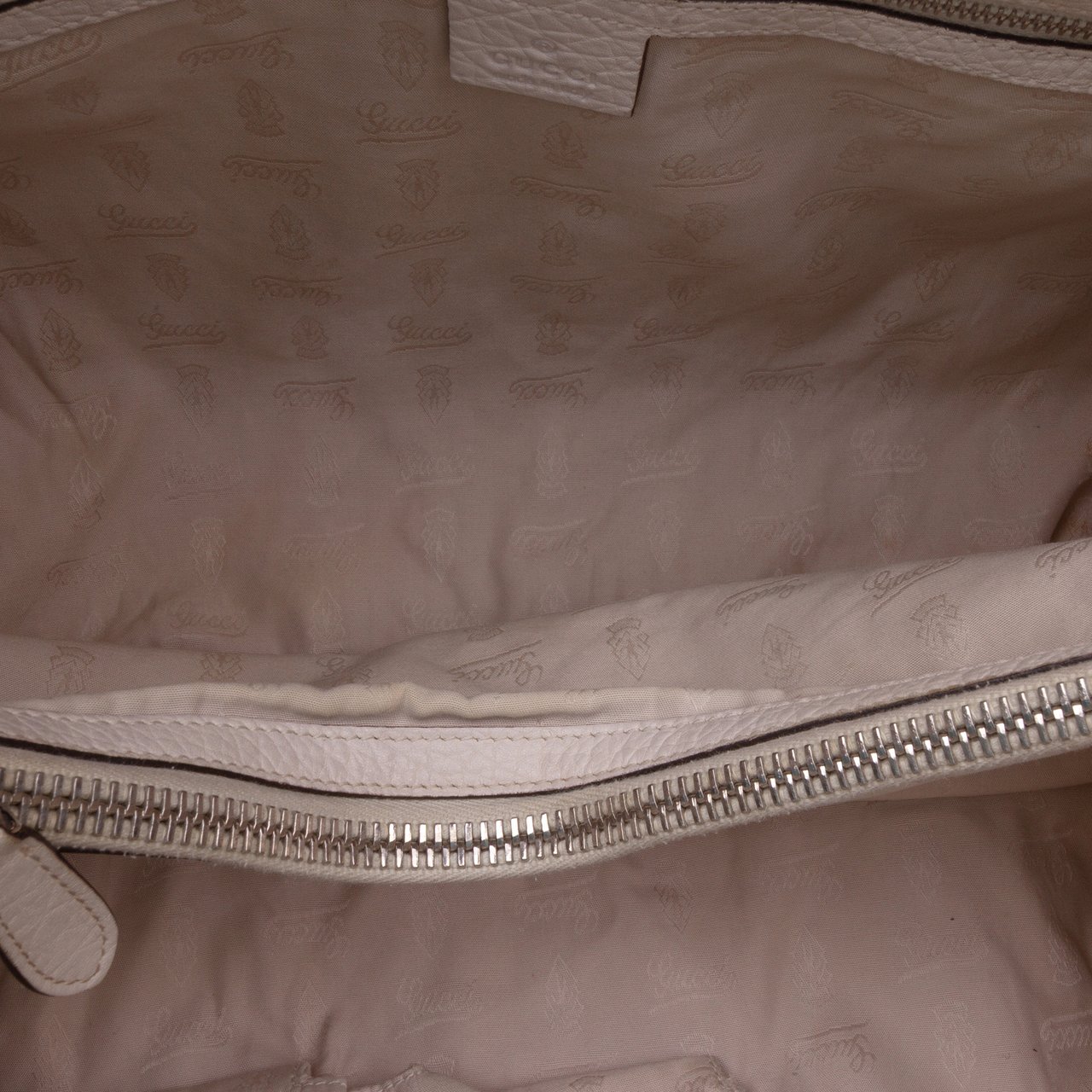 Gucci Medium GG Canvas Bamboo Libeccio Tote Bruin