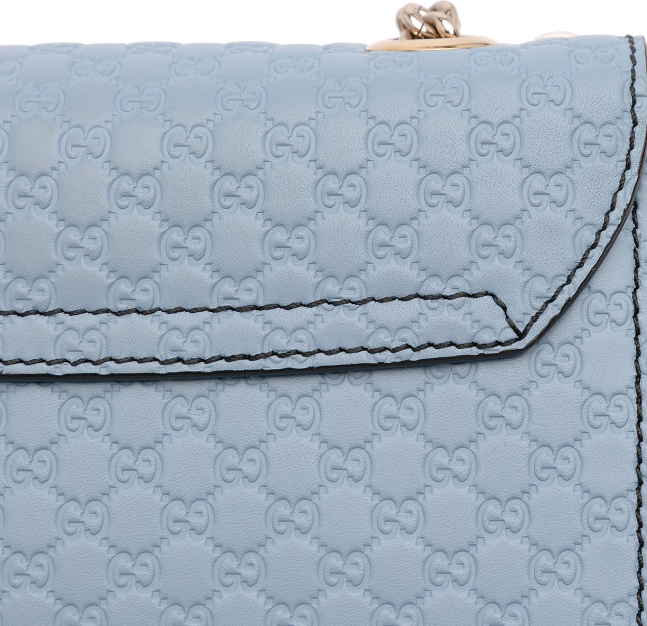 Gucci Mini Microguccissima Emily Crossbody Blauw