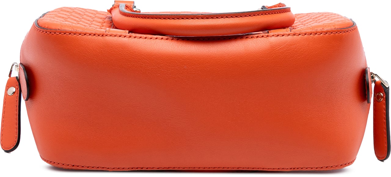 Gucci Small Microguccissima Bree Satchel Oranje