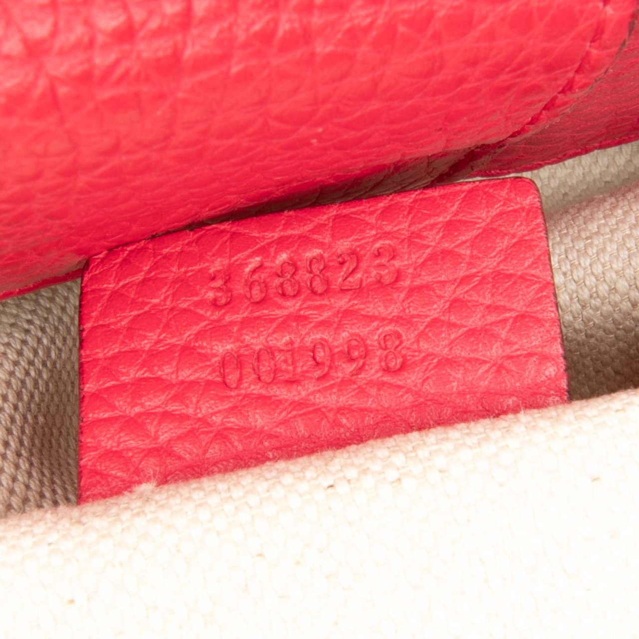 Gucci Mini Bicolor Calfskin Bamboo Shopper Satchel Roze