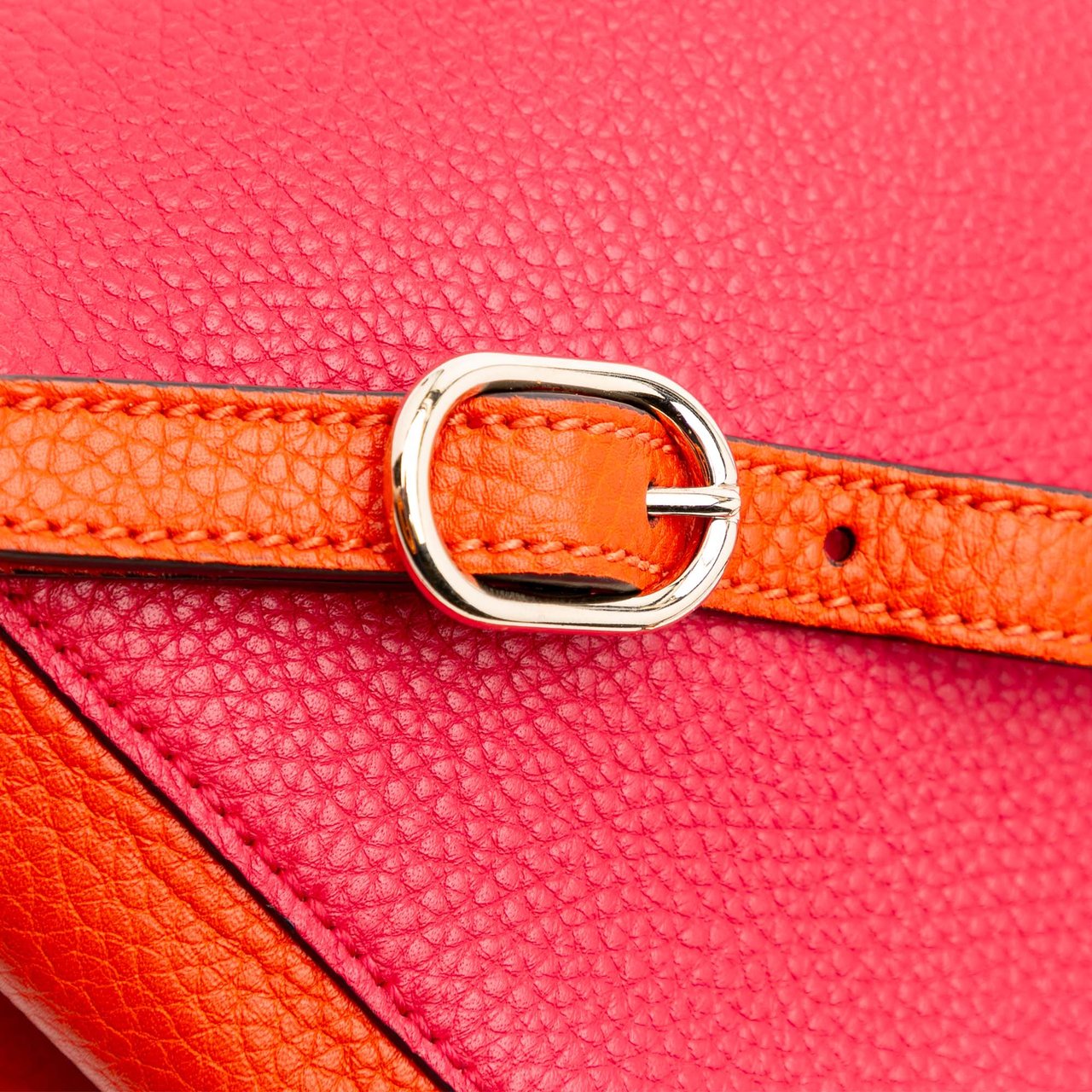 Gucci Mini Bicolor Calfskin Bamboo Shopper Satchel Roze
