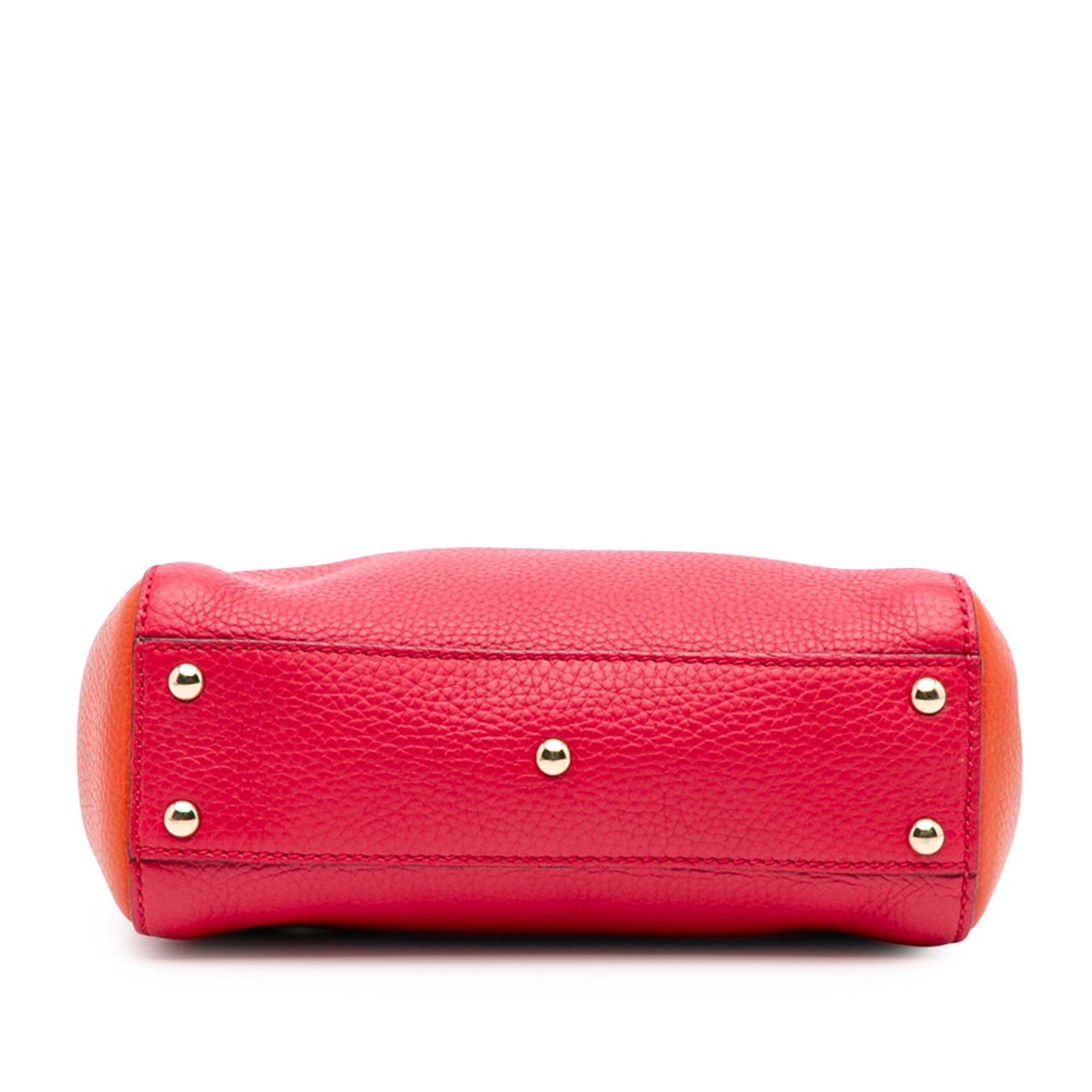 Gucci Mini Bicolor Calfskin Bamboo Shopper Satchel Roze