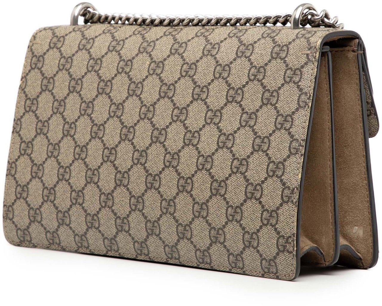 Gucci Medium GG Supreme Dionysus Shoulder Bag Bruin