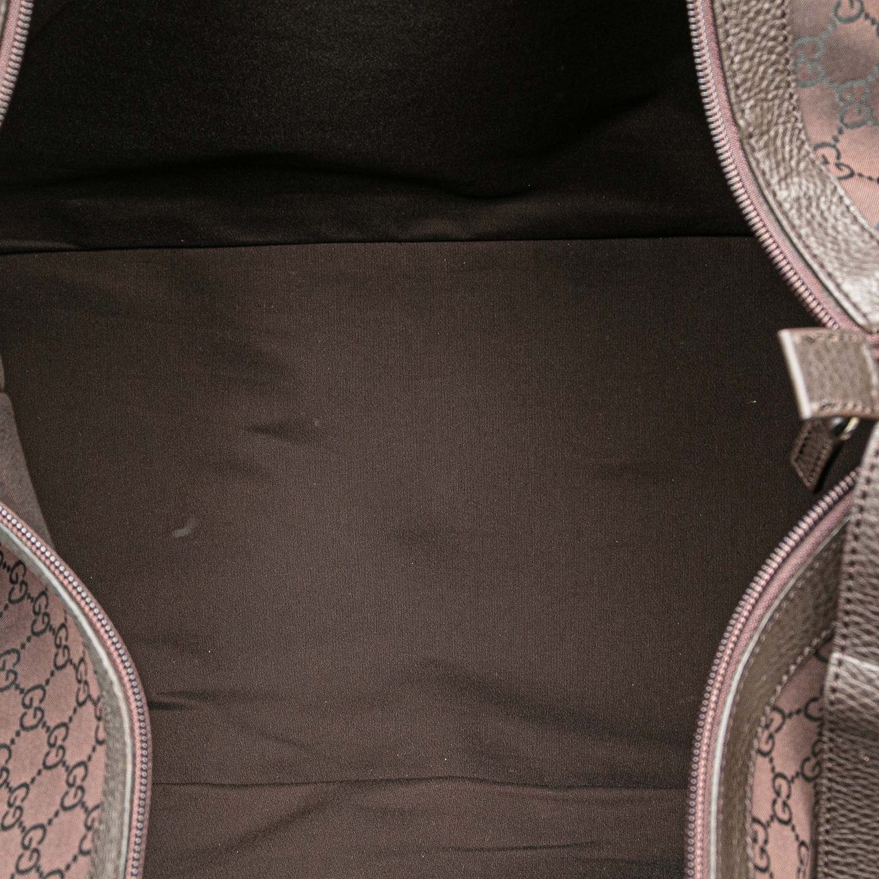 Gucci XL GG Nylon Travel Bag Bruin