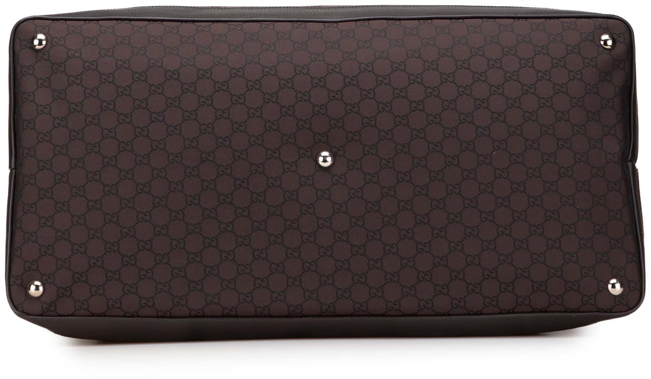 Gucci XL GG Nylon Travel Bag Bruin