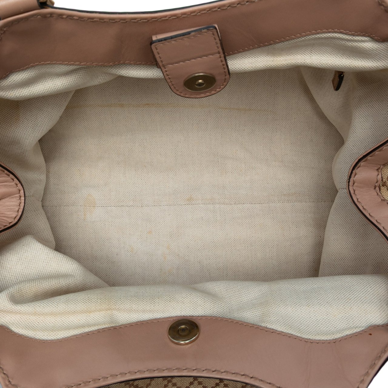 Gucci Medium Diamante Canvas Sukey Tote Bruin