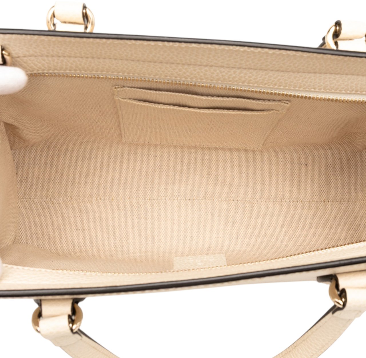 Gucci Medium Leather Soho Satchel Wit