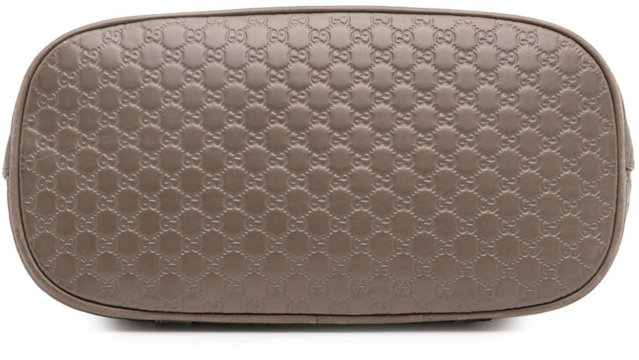 Gucci Mini Microguccissima Dome Satchel Grijs