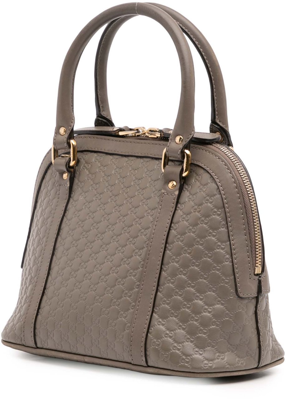 Gucci Mini Microguccissima Dome Satchel Grijs