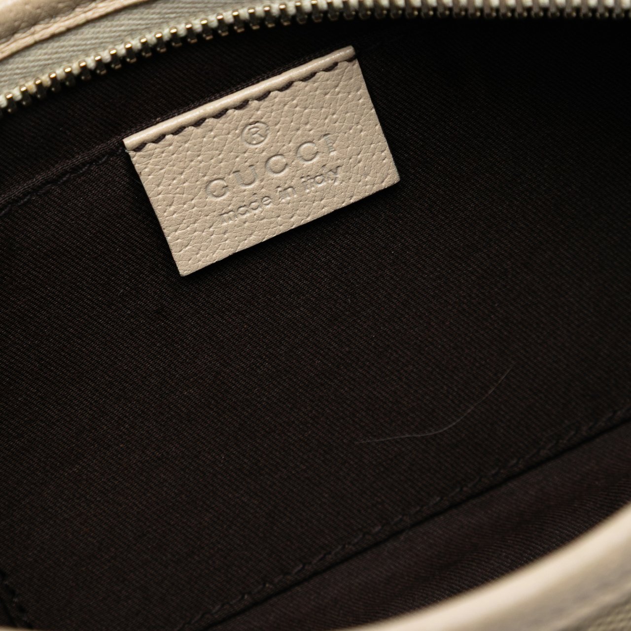 Gucci GG Canvas Abbey D Ring Pochette Bruin