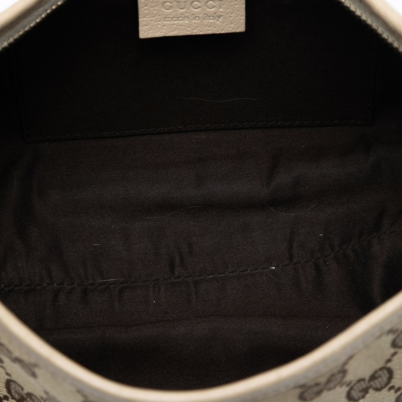 Gucci GG Canvas Abbey D Ring Pochette Bruin