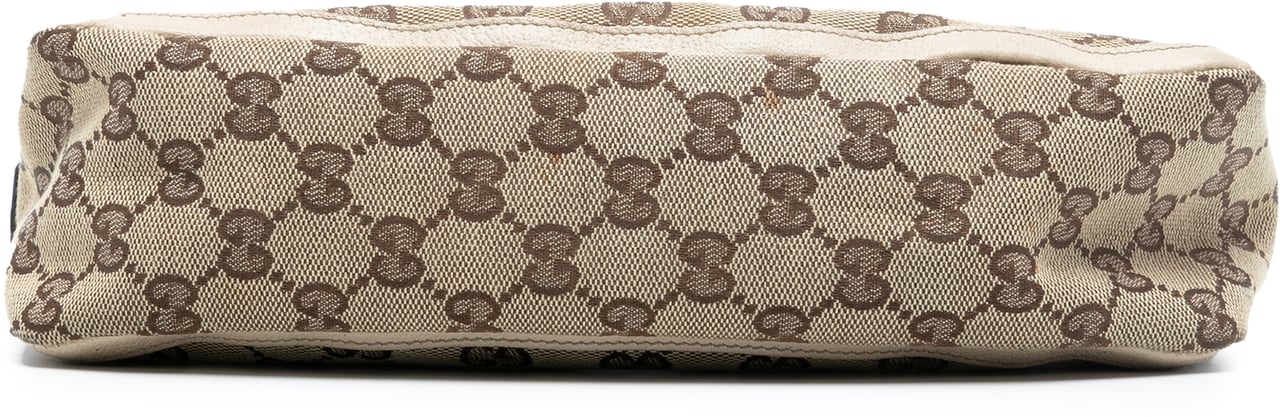 Gucci GG Canvas Abbey D Ring Pochette Bruin