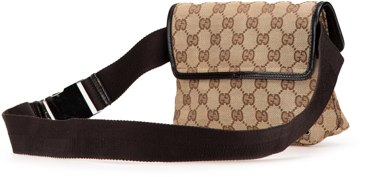 Gucci GG Canvas Jackie Belt Bag Bruin