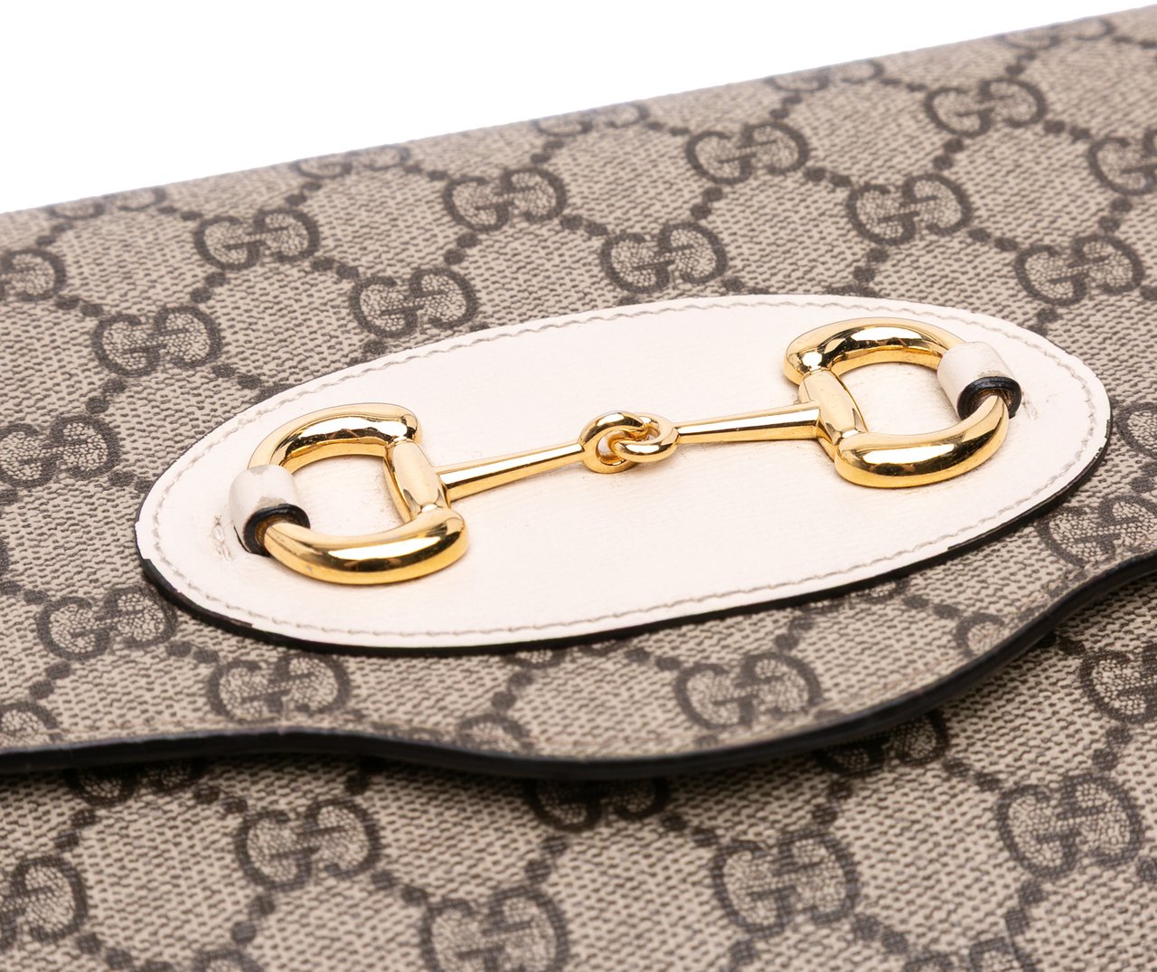 Gucci Small GG Supreme Horsebit 1955 Satchel Bruin