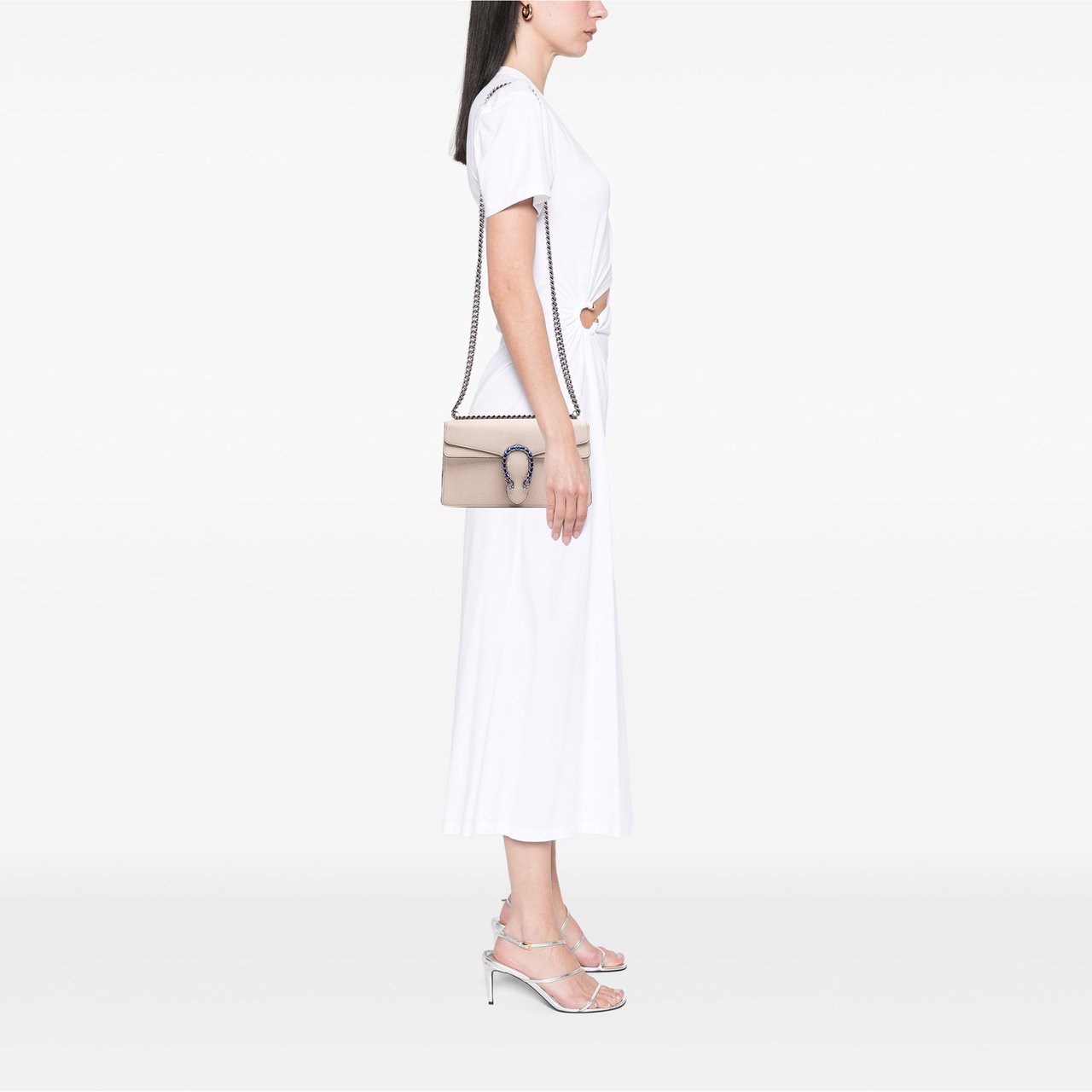 Gucci Medium Leather Dionysus Crossbody Bruin
