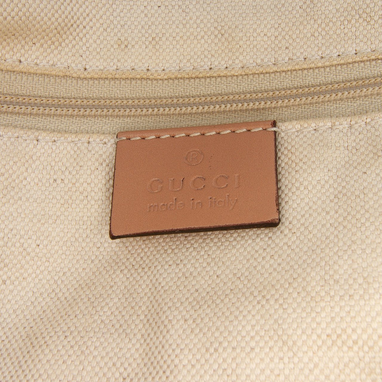 Gucci Diamante Canvas Sukey Satchel Bruin