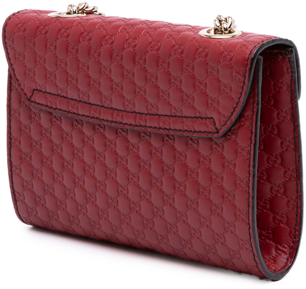 Gucci Mini Microguccissima Emily Crossbody Rood