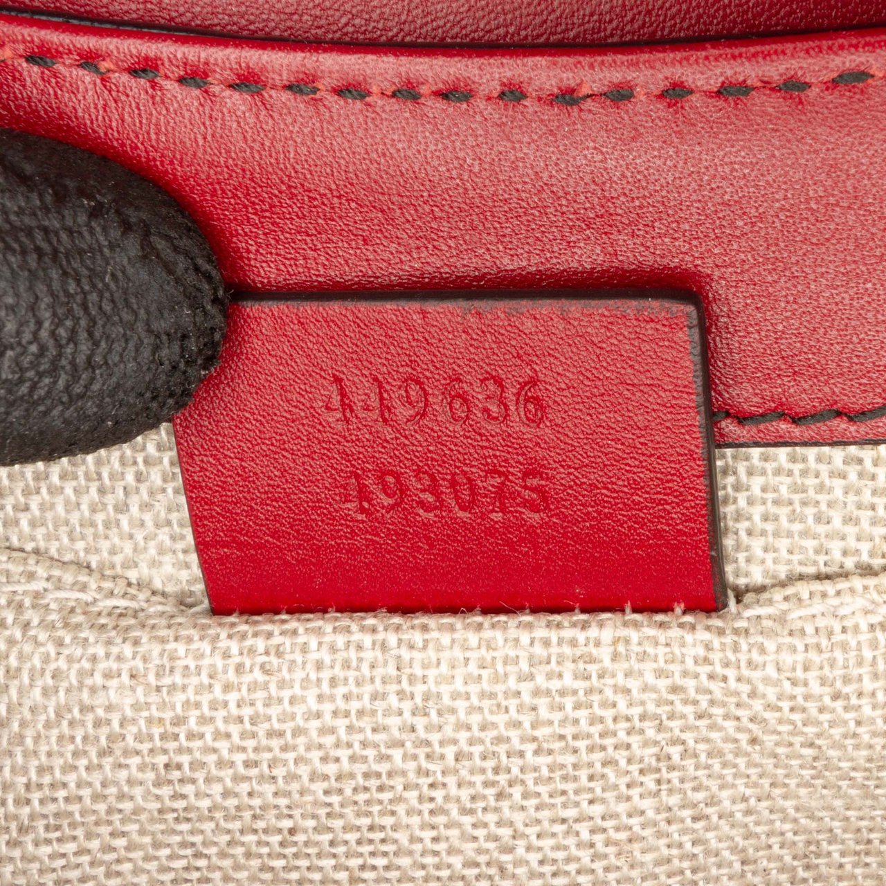 Gucci Mini Microguccissima Emily Crossbody Rood